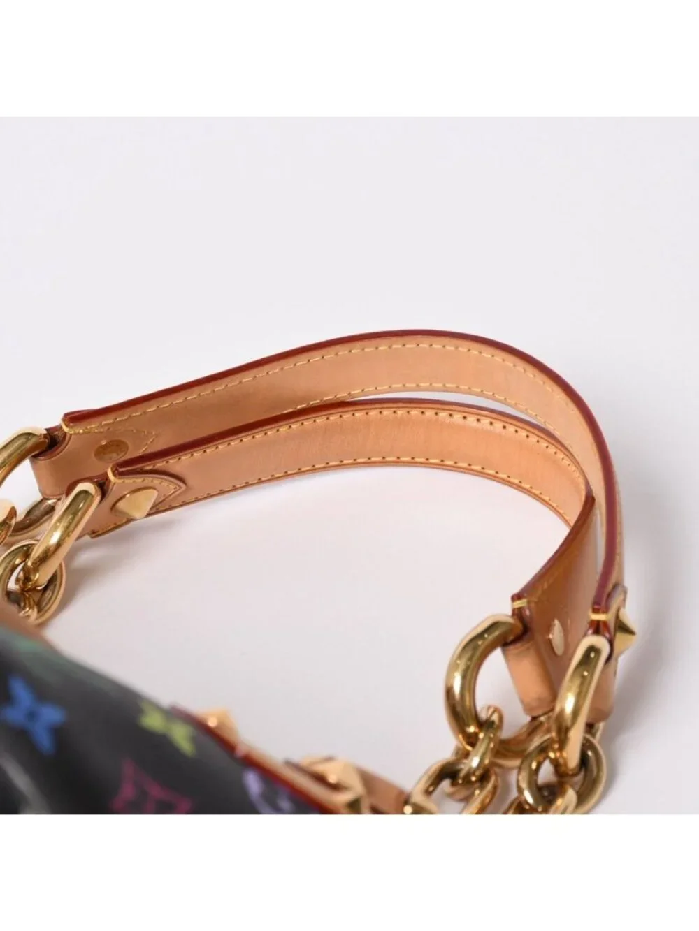 Louis Vuitton Takashi Murakami Monogram Multicolor Annie MM Shoulder Bag Noir